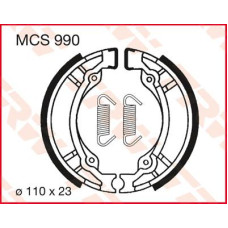 ТОРМОЗНЫЕ КОЛОДКИ (БАШМАК) БАРАБАННОГО ТИПА TRW (17230408) S MCS990 S