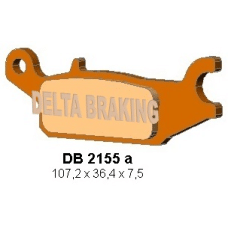 КОЛОДКИ ТОРМОЗНЫЕ DELTA BRAKING DB2155 YAMAHA YFM 350/700