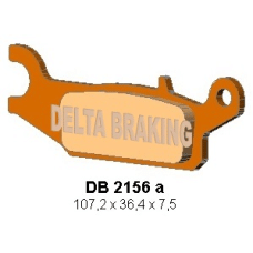 КОЛОДКИ ТОРМОЗНЫЕ DELTA BRAKING DB2156 YAMAHA YFM 350/700